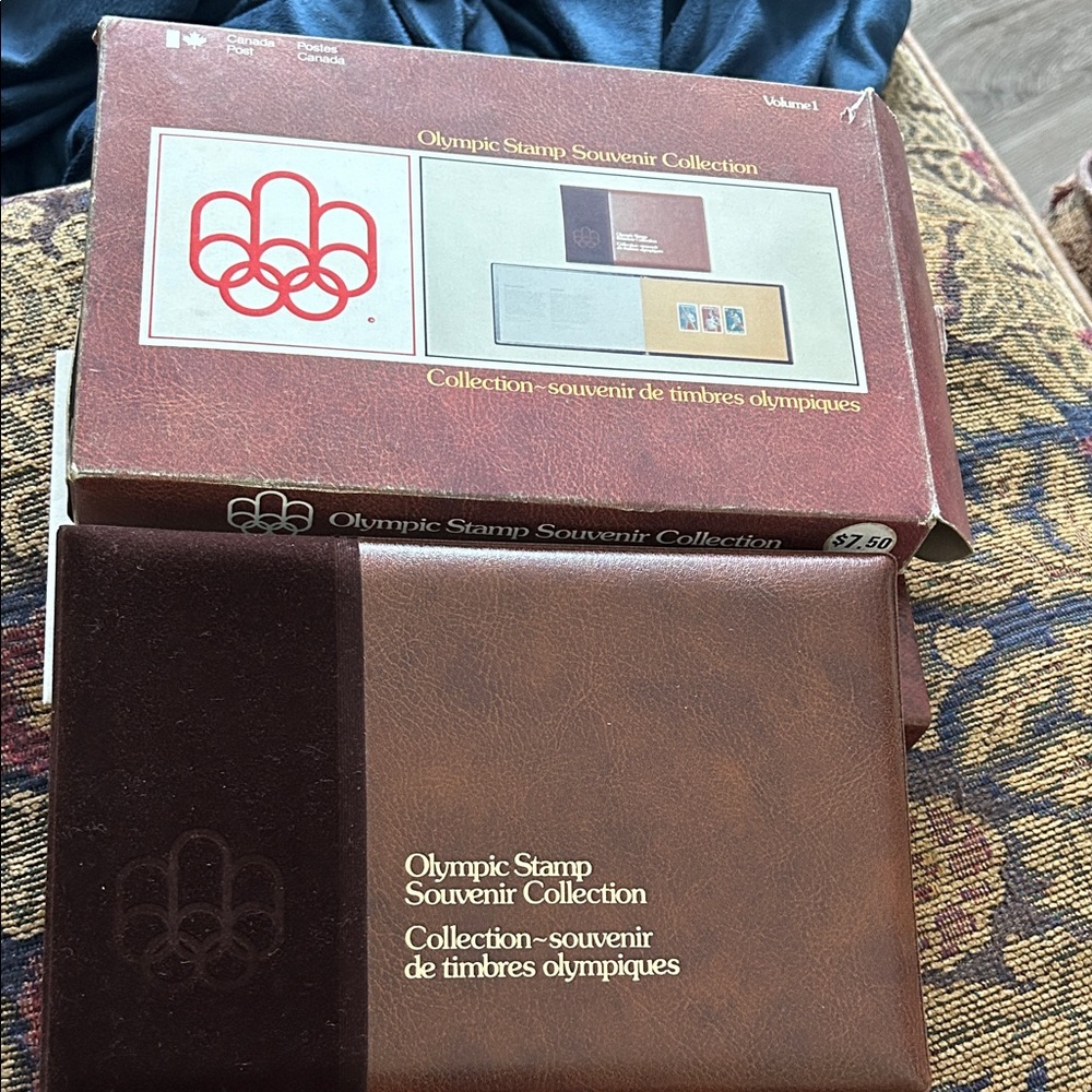 Olympic Stamp Souvenir Collection - Brown